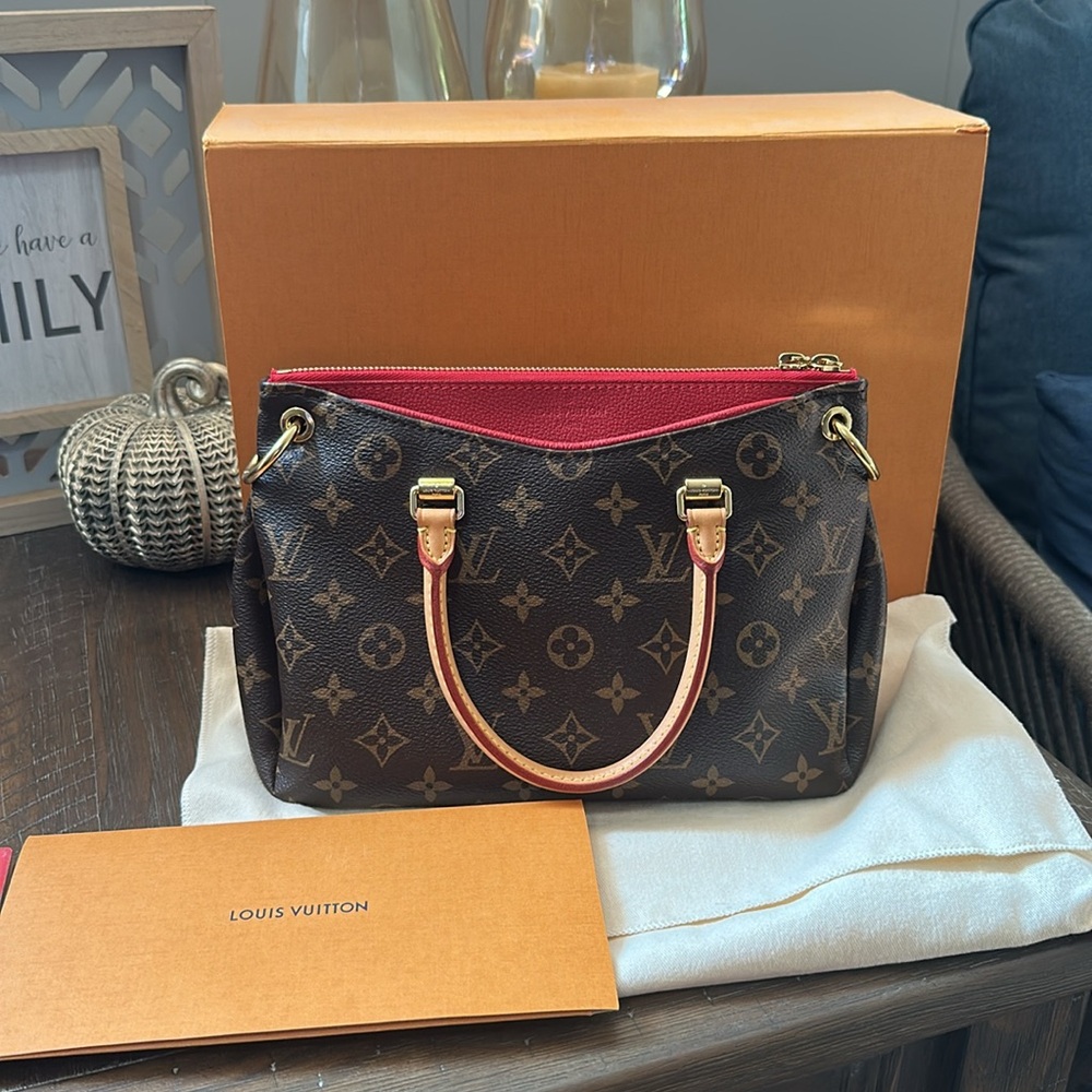Louis Vuitton Pallas BB Monogram red BAG ONLY